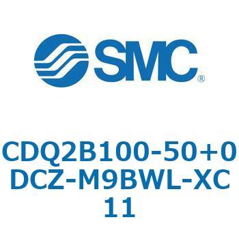 CQ2-Z XC11/X636 - デュアル行程シリンダ/片ロッド形 SMC