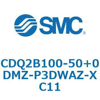 CQ2-Z XC11/X636 - デュアル行程シリンダ/片ロッド形 SMC