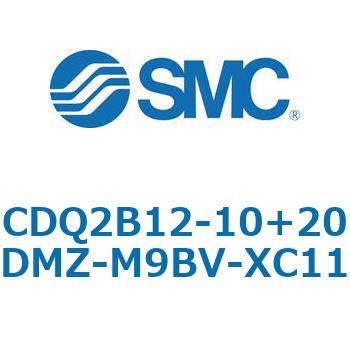 CQ2-Z XC11/X636 - デュアル行程シリンダ/片ロッド形 SMC