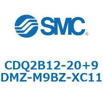 CQ2-Z XC11/X636 - デュアル行程シリンダ/片ロッド形 SMC