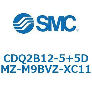 CQ2-Z XC11/X636 - デュアル行程シリンダ/片ロッド形 SMC
