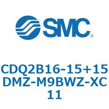 CQ2-Z XC11/X636 - デュアル行程シリンダ/片ロッド形 SMC