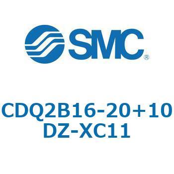 CQ2-Z XC11/X636 - デュアル行程シリンダ/片ロッド形 SMC