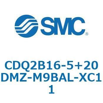 CQ2-Z XC11/X636 - デュアル行程シリンダ/片ロッド形 SMC