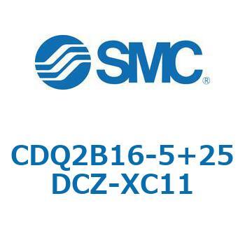 CQ2-Z XC11/X636 - デュアル行程シリンダ/片ロッド形 SMC
