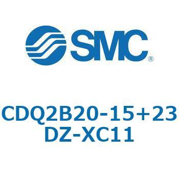 CQ2-Z XC11/X636 - デュアル行程シリンダ/片ロッド形 SMC