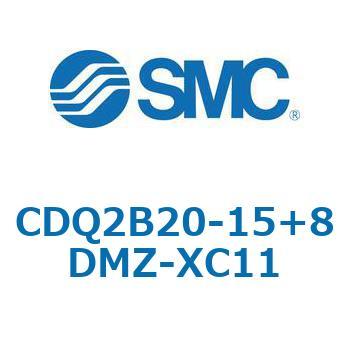 CQ2-Z XC11/X636 - デュアル行程シリンダ/片ロッド形 SMC
