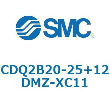 CQ2-Z XC11/X636 - デュアル行程シリンダ/片ロッド形 SMC
