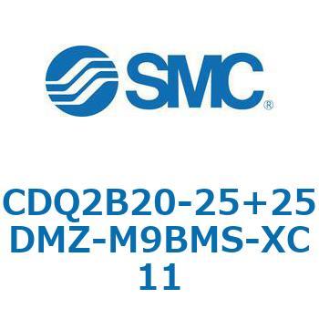 CQ2-Z XC11/X636 - デュアル行程シリンダ/片ロッド形 SMC