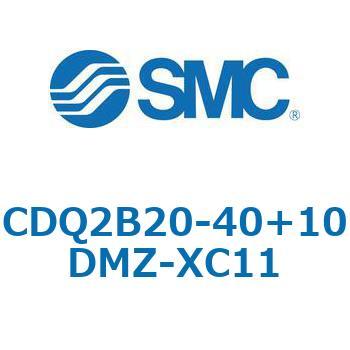 CQ2-Z XC11/X636 - デュアル行程シリンダ/片ロッド形 SMC