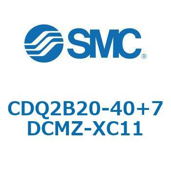 CQ2-Z XC11/X636 - デュアル行程シリンダ/片ロッド形 SMC