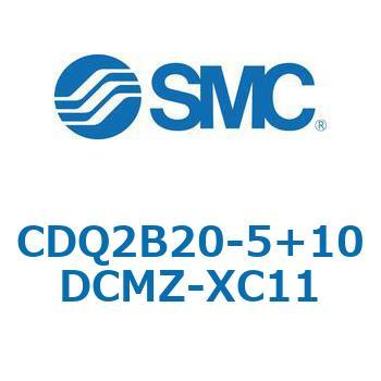 CQ2-Z XC11/X636 - デュアル行程シリンダ/片ロッド形 SMC