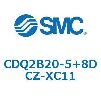 CQ2-Z XC11/X636 - デュアル行程シリンダ/片ロッド形 SMC