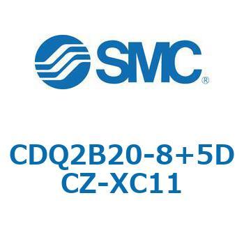 CQ2-Z XC11/X636 - デュアル行程シリンダ/片ロッド形 SMC