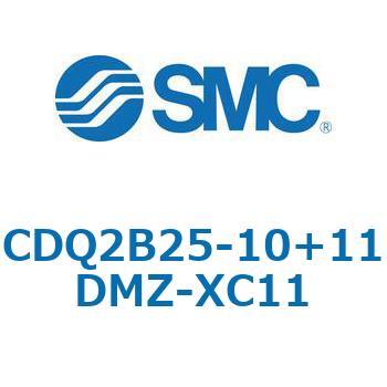 CQ2-Z XC11/X636 - デュアル行程シリンダ/片ロッド形 SMC