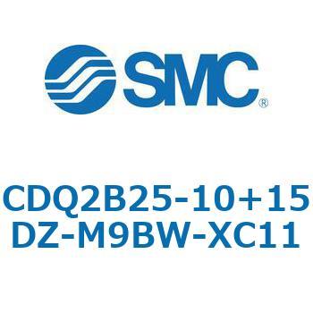 CQ2-Z XC11/X636 - デュアル行程シリンダ/片ロッド形 SMC