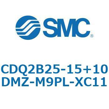 CQ2-Z XC11/X636 - デュアル行程シリンダ/片ロッド形 SMC