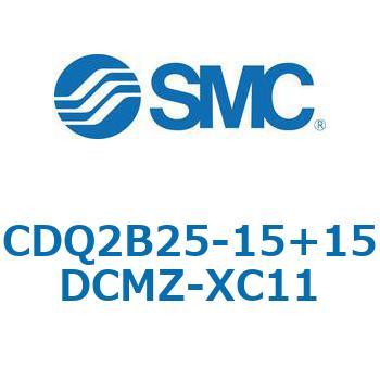 CQ2-Z XC11/X636 - デュアル行程シリンダ/片ロッド形 SMC
