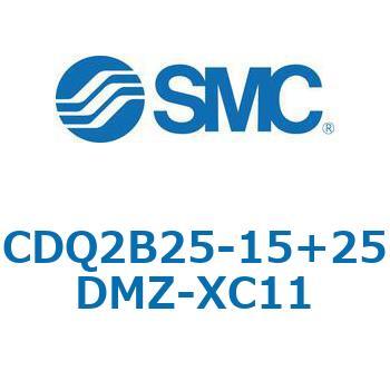 CQ2-Z XC11/X636 - デュアル行程シリンダ/片ロッド形 SMC