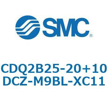 CQ2-Z XC11/X636 - デュアル行程シリンダ/片ロッド形 SMC