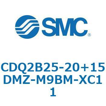 CQ2-Z XC11/X636 - デュアル行程シリンダ/片ロッド形 SMC