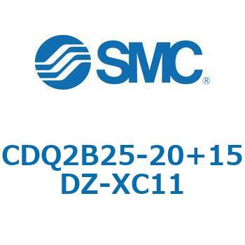CQ2-Z XC11/X636 - デュアル行程シリンダ/片ロッド形 SMC
