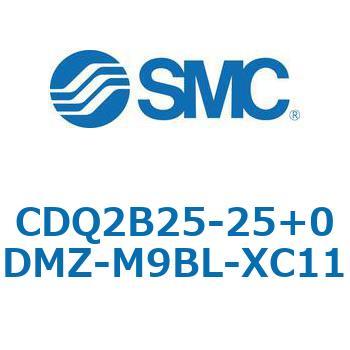 CQ2-Z XC11/X636 - デュアル行程シリンダ/片ロッド形 SMC