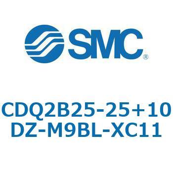 CQ2-Z XC11/X636 - デュアル行程シリンダ/片ロッド形 SMC