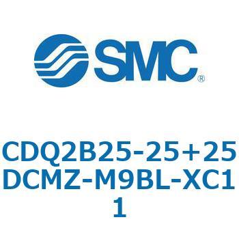 CQ2-Z XC11/X636 - デュアル行程シリンダ/片ロッド形 SMC