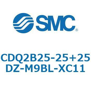 CQ2-Z XC11/X636 - デュアル行程シリンダ/片ロッド形 SMC