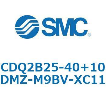 CQ2-Z XC11/X636 - デュアル行程シリンダ/片ロッド形 SMC