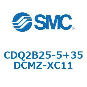 CQ2-Z XC11/X636 - デュアル行程シリンダ/片ロッド形 SMC