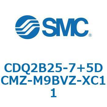 CQ2-Z XC11/X636 - デュアル行程シリンダ/片ロッド形 SMC