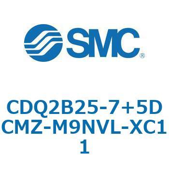 CQ2-Z XC11/X636 - デュアル行程シリンダ/片ロッド形 SMC