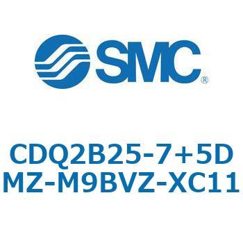CQ2-Z XC11/X636 - デュアル行程シリンダ/片ロッド形 SMC