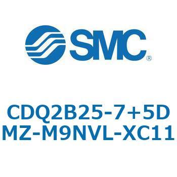 CQ2-Z XC11/X636 - デュアル行程シリンダ/片ロッド形 SMC
