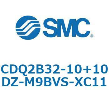 CQ2-Z XC11/X636 - デュアル行程シリンダ/片ロッド形 SMC