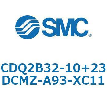 CQ2-Z XC11/X636 - デュアル行程シリンダ/片ロッド形 SMC