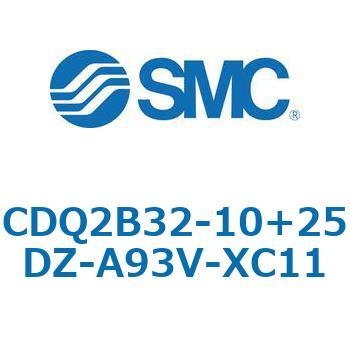 CQ2-Z XC11/X636 - デュアル行程シリンダ/片ロッド形 SMC