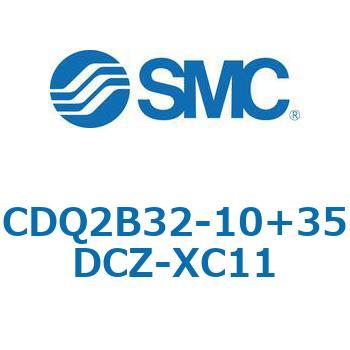 CQ2-Z XC11/X636 - デュアル行程シリンダ/片ロッド形 SMC
