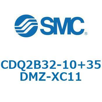 CQ2-Z XC11/X636 - デュアル行程シリンダ/片ロッド形 SMC
