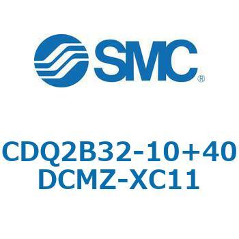 CQ2-Z XC11/X636 - デュアル行程シリンダ/片ロッド形 SMC