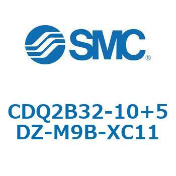 CQ2-Z XC11/X636 - デュアル行程シリンダ/片ロッド形 SMC
