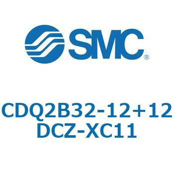 CQ2-Z XC11/X636 - デュアル行程シリンダ/片ロッド形 SMC