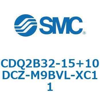 CQ2-Z XC11/X636 - デュアル行程シリンダ/片ロッド形 SMC