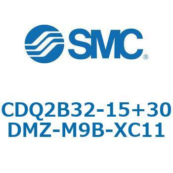 CQ2-Z XC11/X636 - デュアル行程シリンダ/片ロッド形 SMC