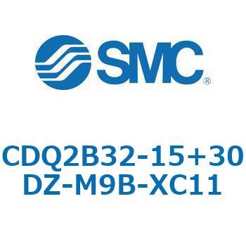 CQ2-Z XC11/X636 - デュアル行程シリンダ/片ロッド形 SMC