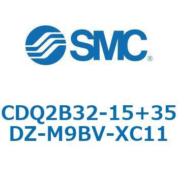 CQ2-Z XC11/X636 - デュアル行程シリンダ/片ロッド形 SMC