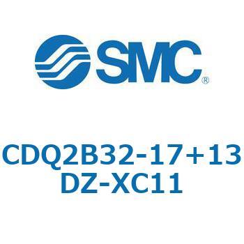 CQ2-Z XC11/X636 - デュアル行程シリンダ/片ロッド形 SMC