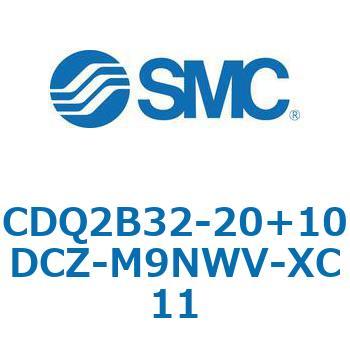 CQ2-Z XC11/X636 - デュアル行程シリンダ/片ロッド形 SMC